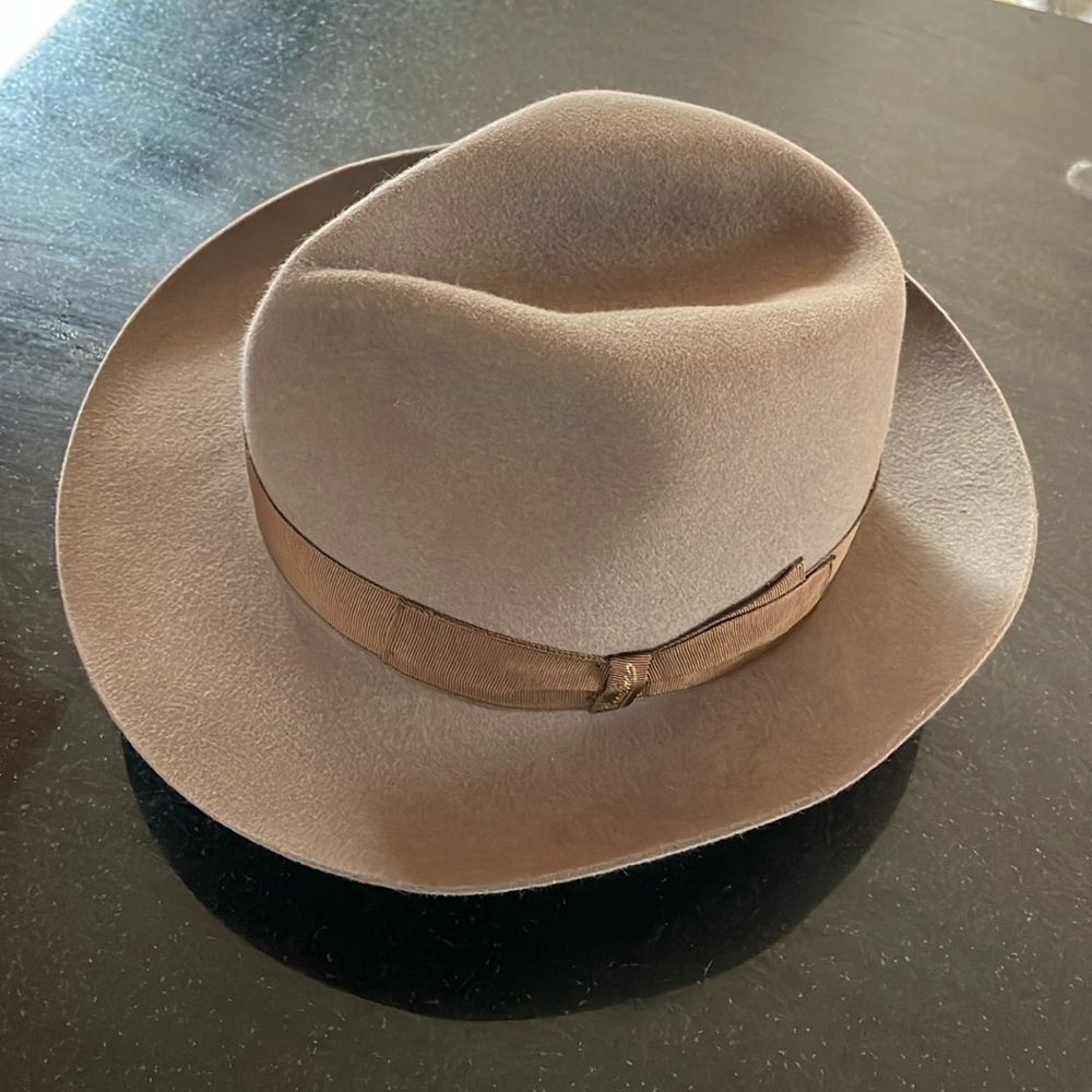 Borsalino Alessandria Fur Felt Fedora Hat